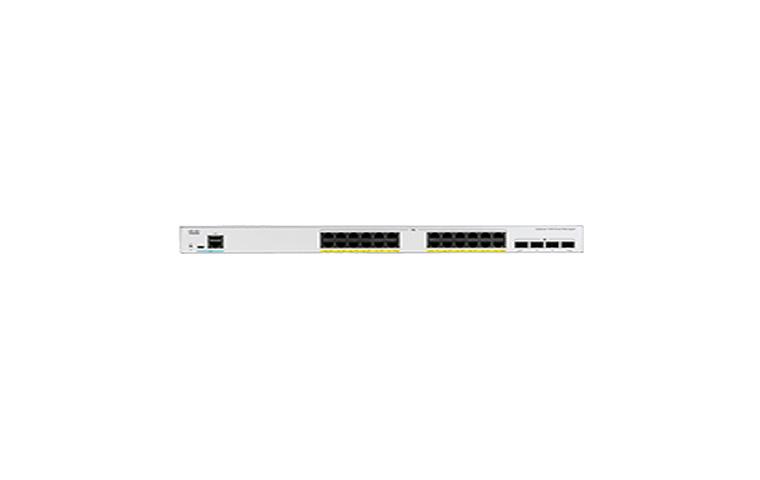 Cisco 1000-Series 24-Port Full PoE Gigabit Ethernet Switch